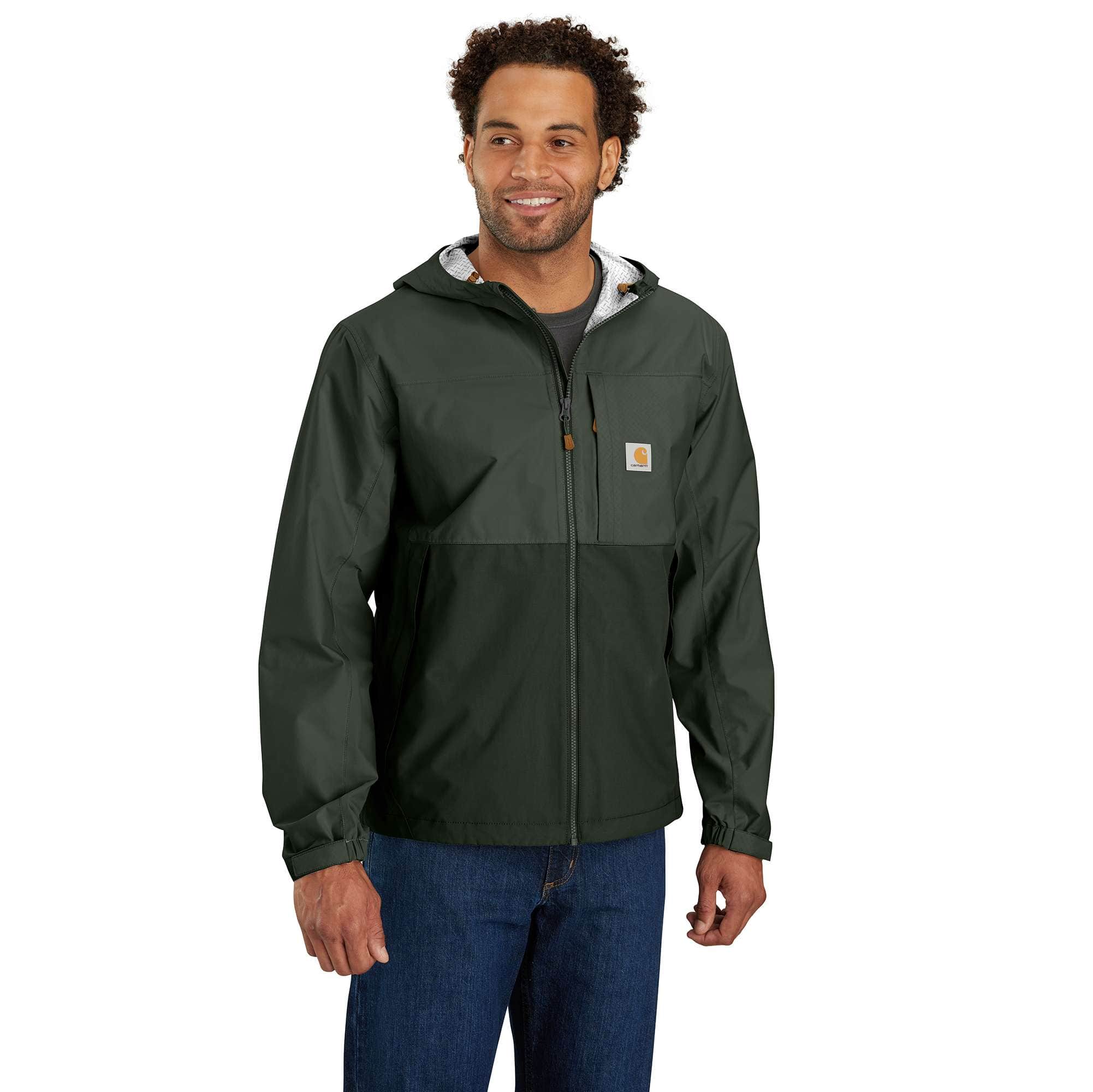 Men's monterey lightweight packable waterproof rain jacket: storm defender jacket