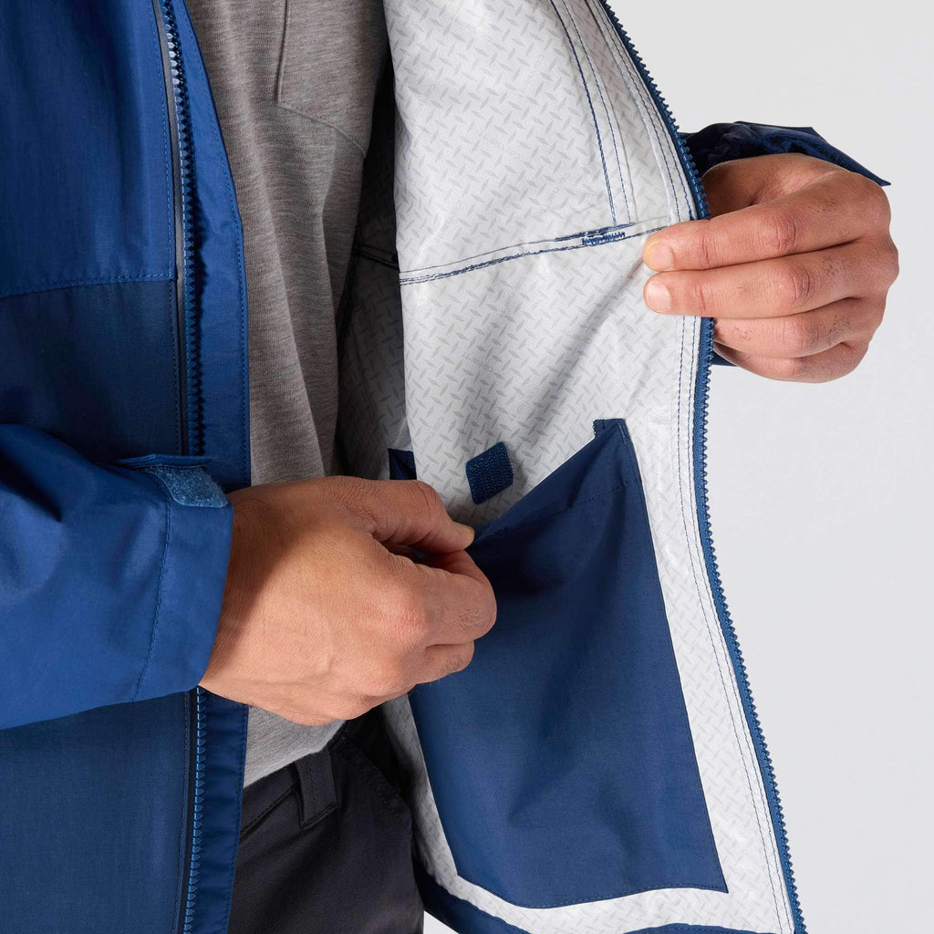 Men's monterey lightweight packable waterproof rain jacket: storm defender jacket