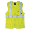 Men's flame resistant high-visibility mesh class 2 safety vest - hi vis vests 