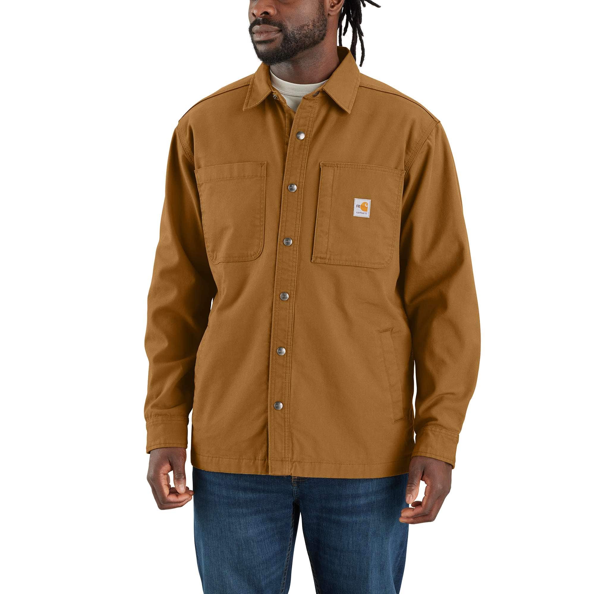 Men's fr rigby canvas shirt jac - flame resistant shirts 