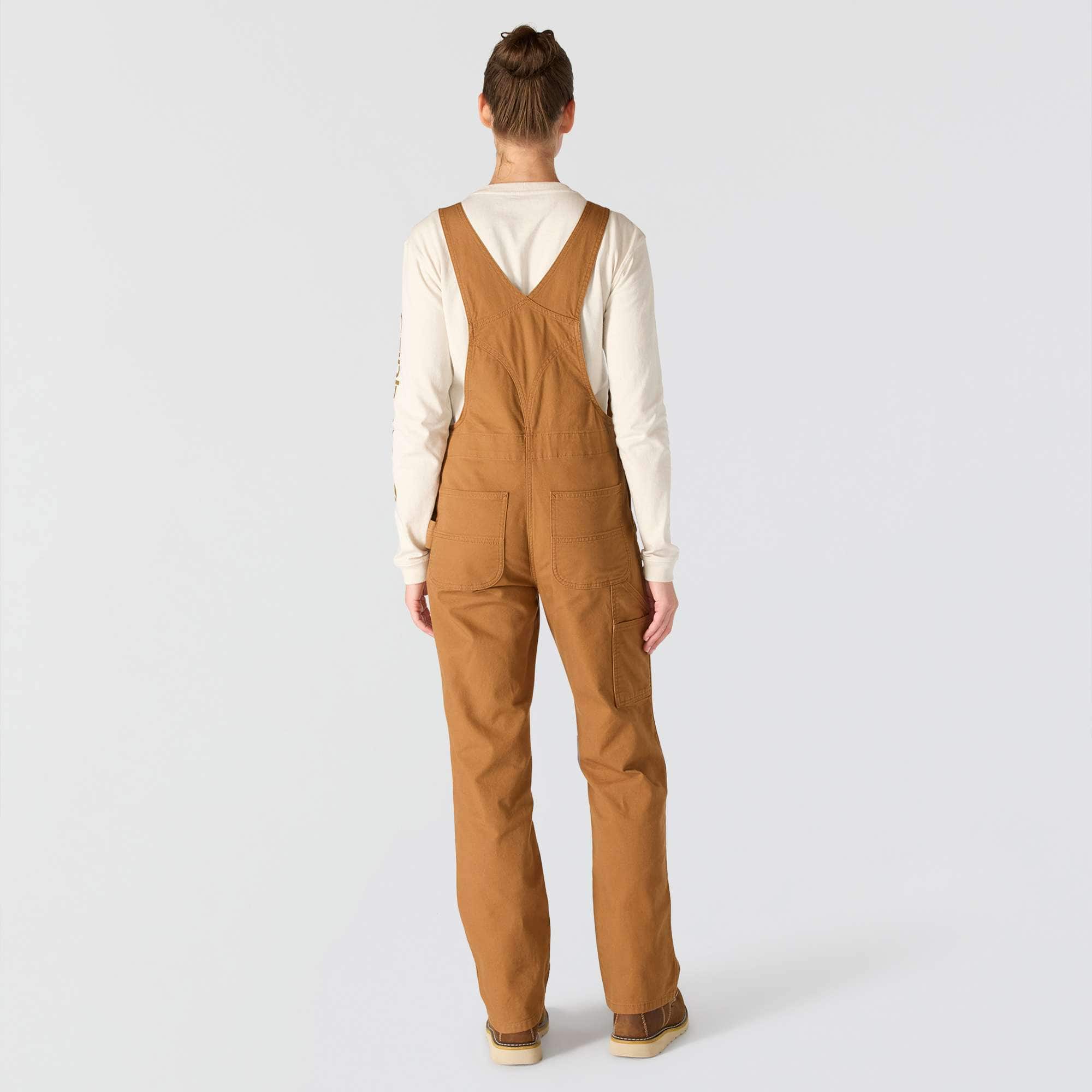 Women's ashland loose fit canvas overalls