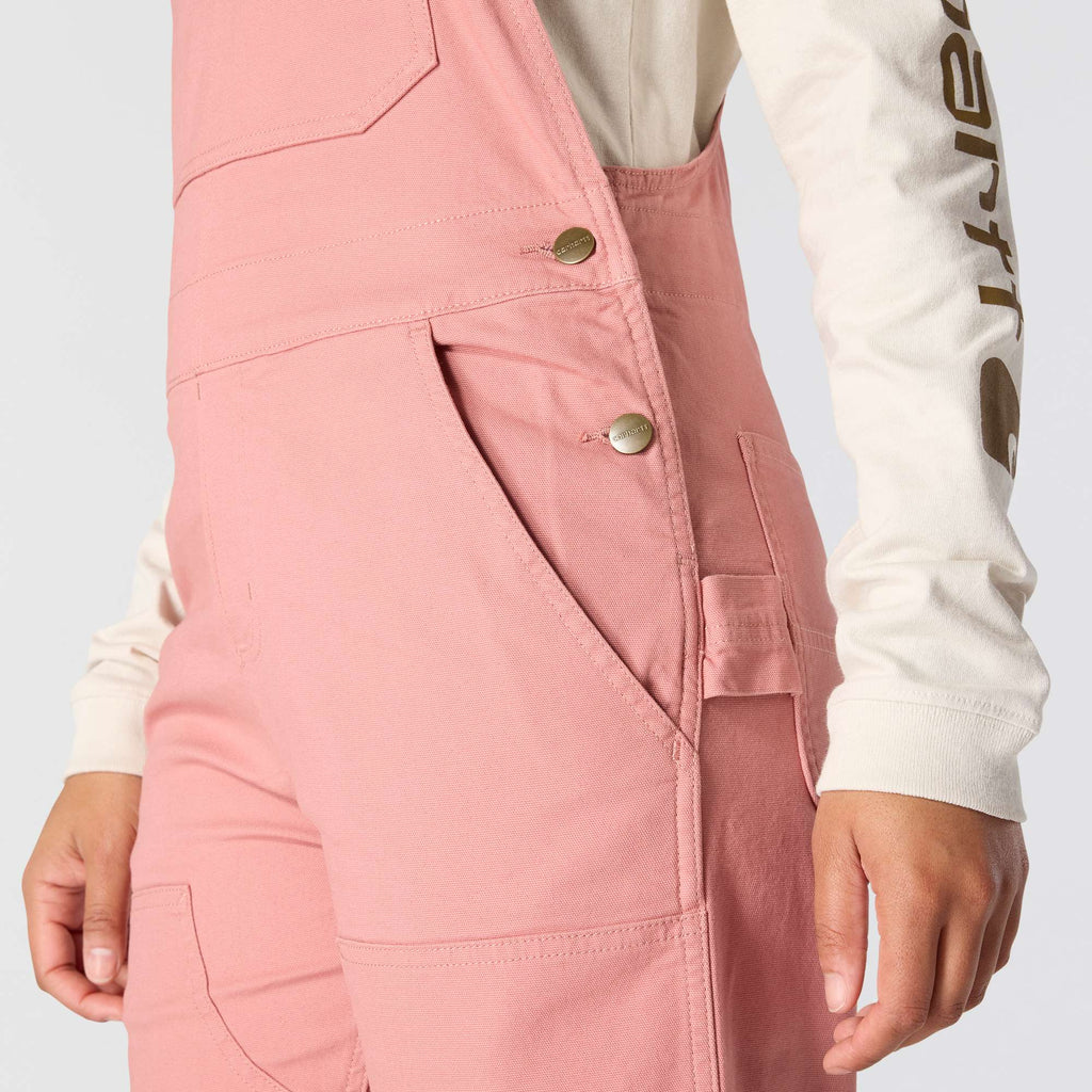 Women's ashland loose fit canvas overalls