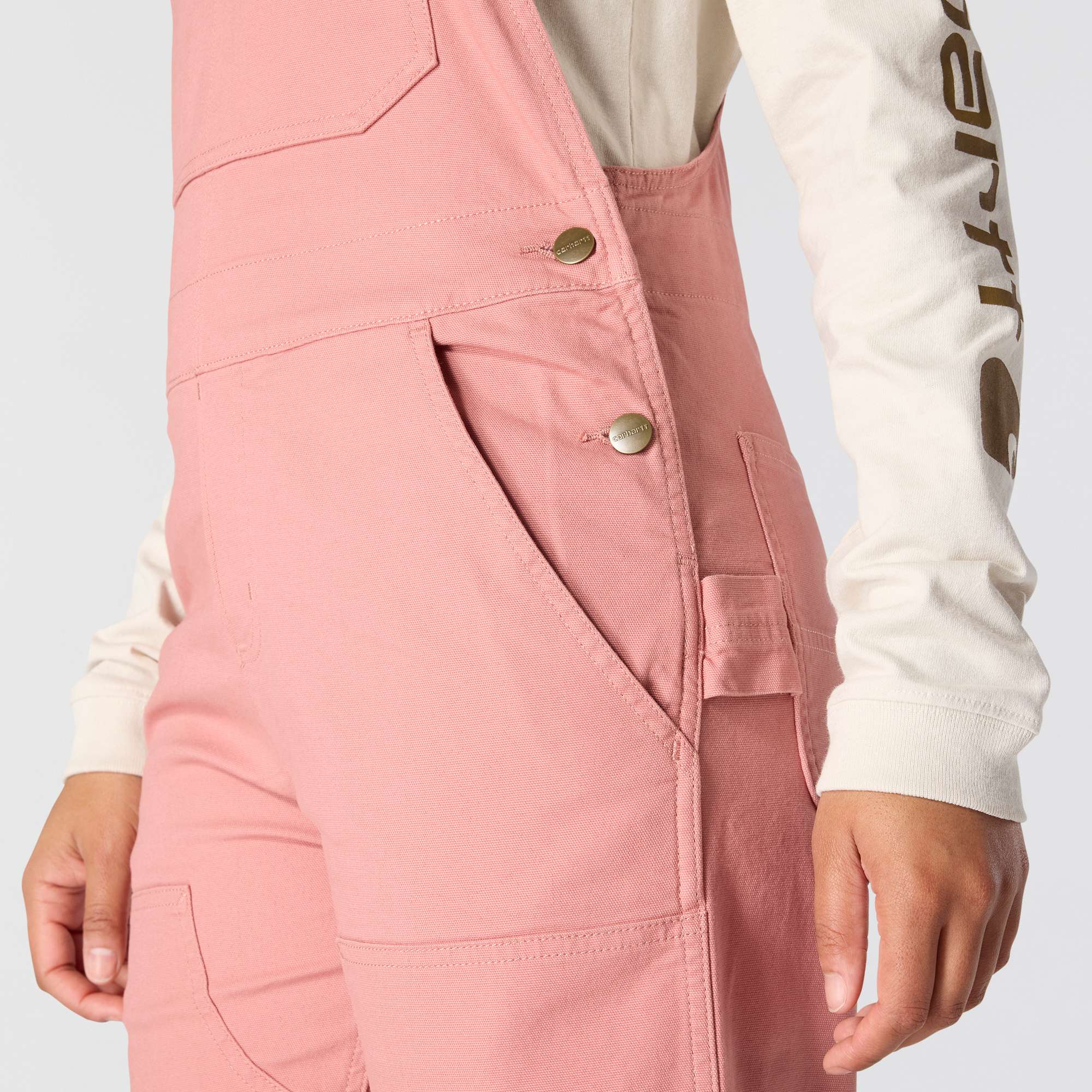Women's ashland loose fit canvas overalls