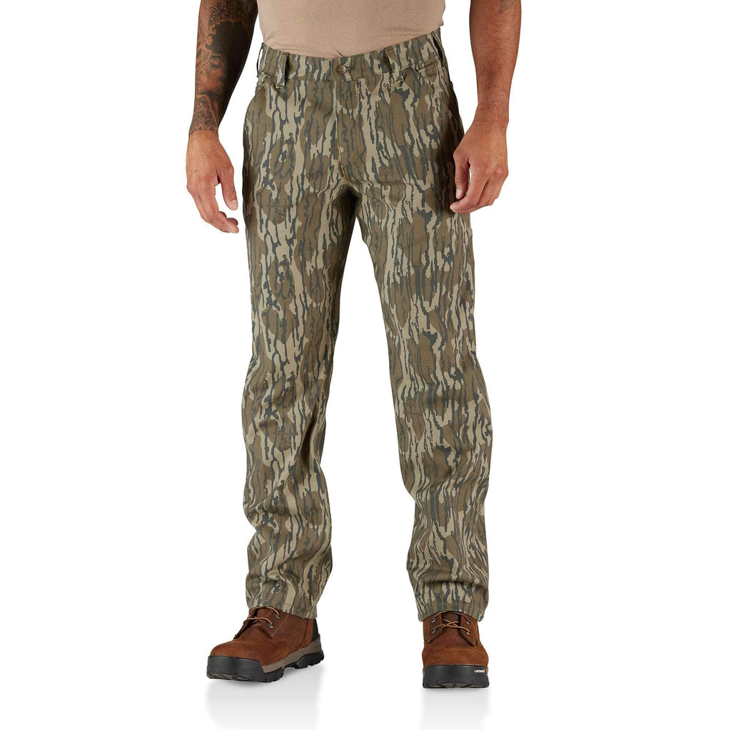 Relaxed straight rugged flex® duck camo pants