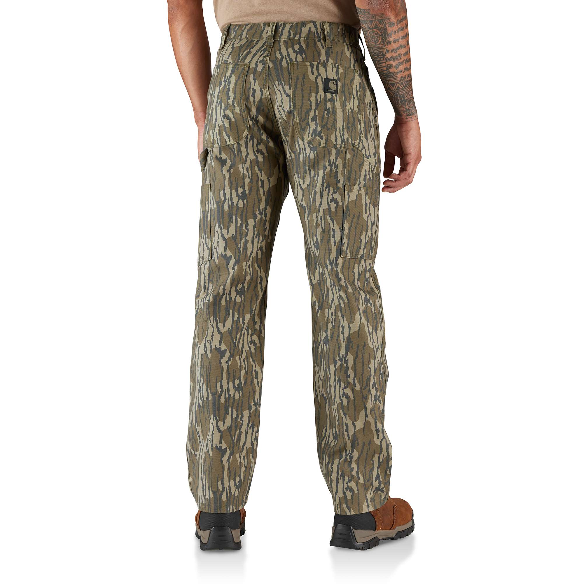 Relaxed straight rugged flex® duck camo pants