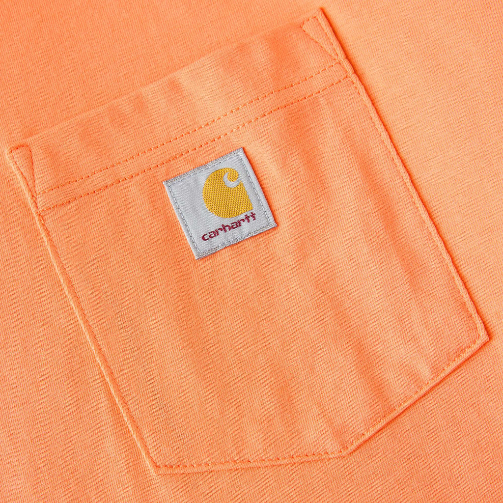 Women's tencel loose fit lightweight crewneck pocket t-shirt