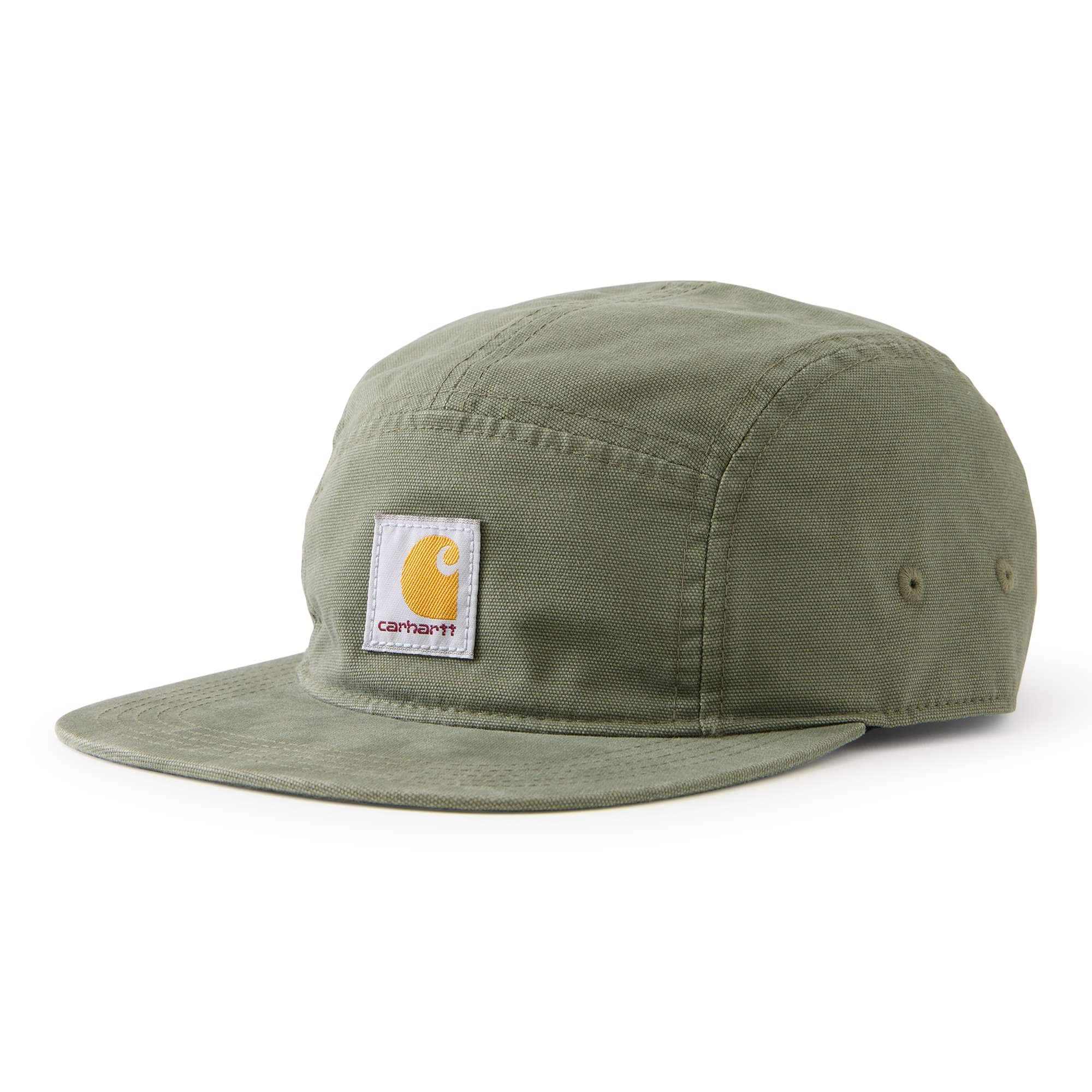 Canvas five panel baseball cap 