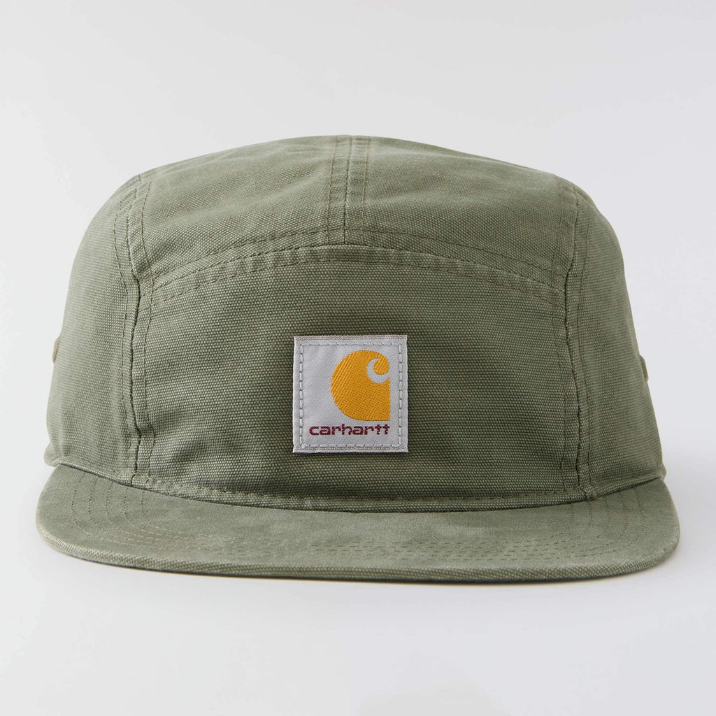 Canvas five panel baseball cap 