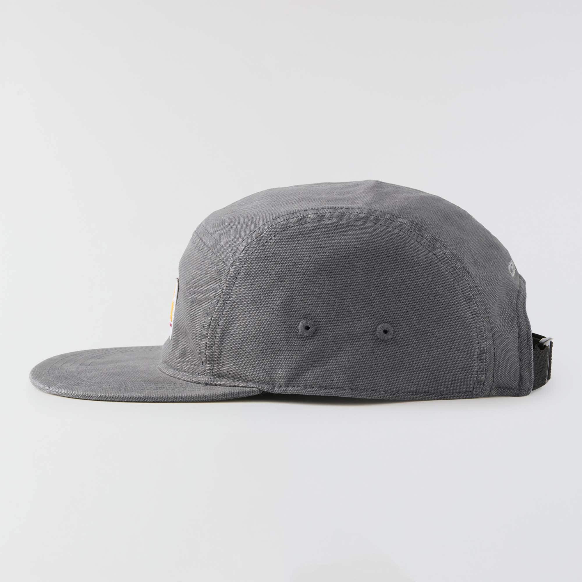 Canvas five panel baseball cap 
