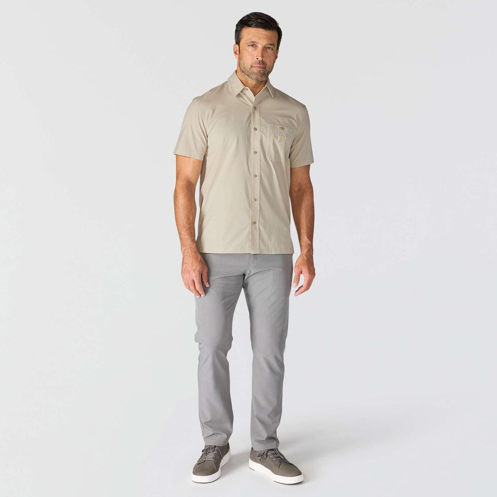 Men's force sun defender™ woven relaxed fit short sleeve shirt - sun protection shirts