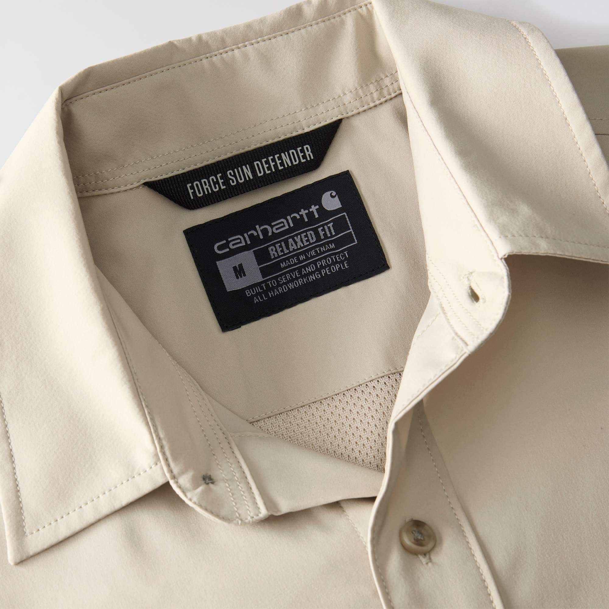 Men's force sun defender™ woven relaxed fit short sleeve shirt - sun protection shirts