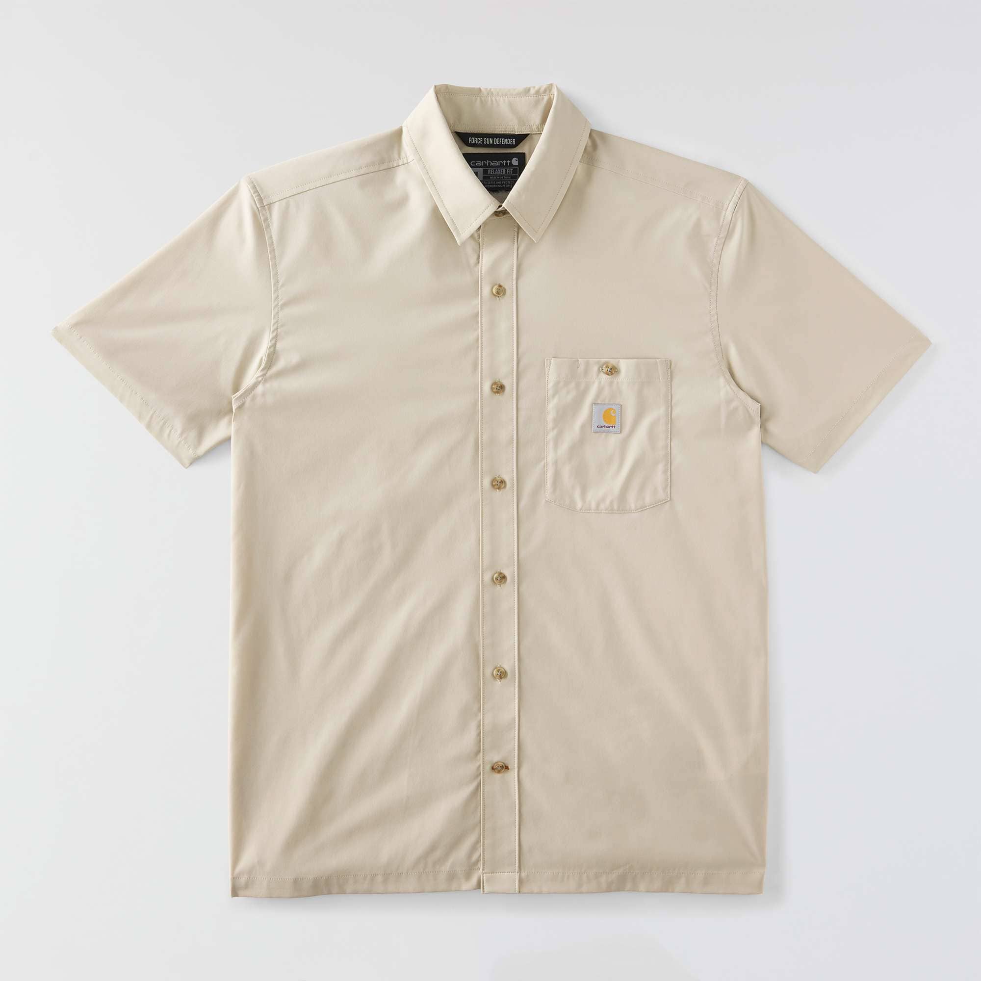 Men's force sun defender™ woven relaxed fit short sleeve shirt - sun protection shirts