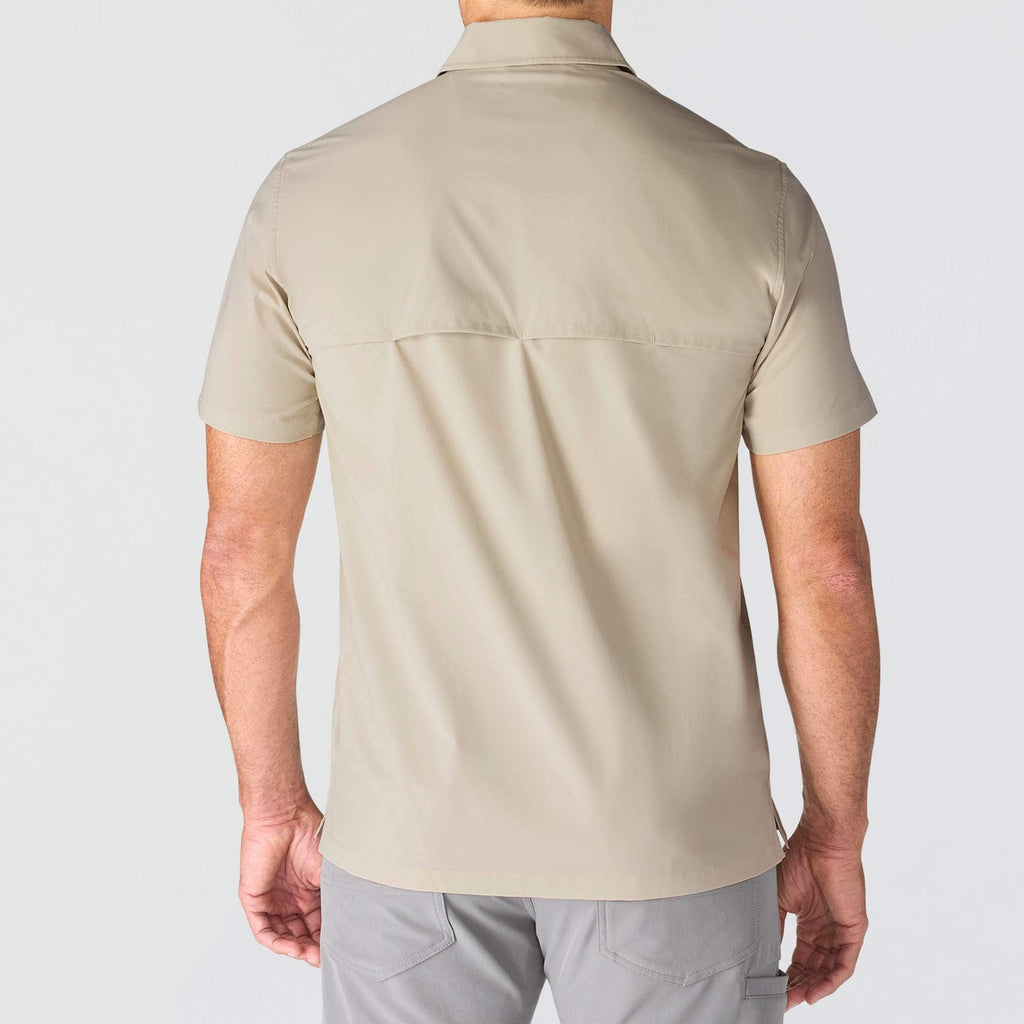 Men's force sun defender™ woven relaxed fit short sleeve shirt - sun protection shirts