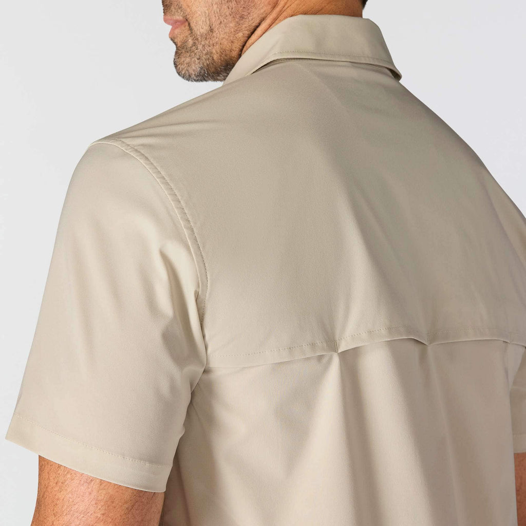 Men's force sun defender™ woven relaxed fit short sleeve shirt - sun protection shirts