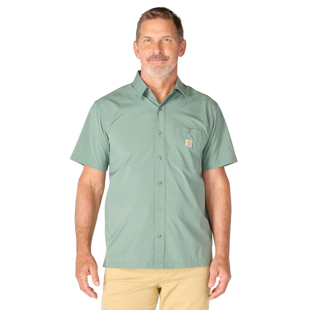 Men's force sun defender™ woven relaxed fit short sleeve shirt - sun protection shirts