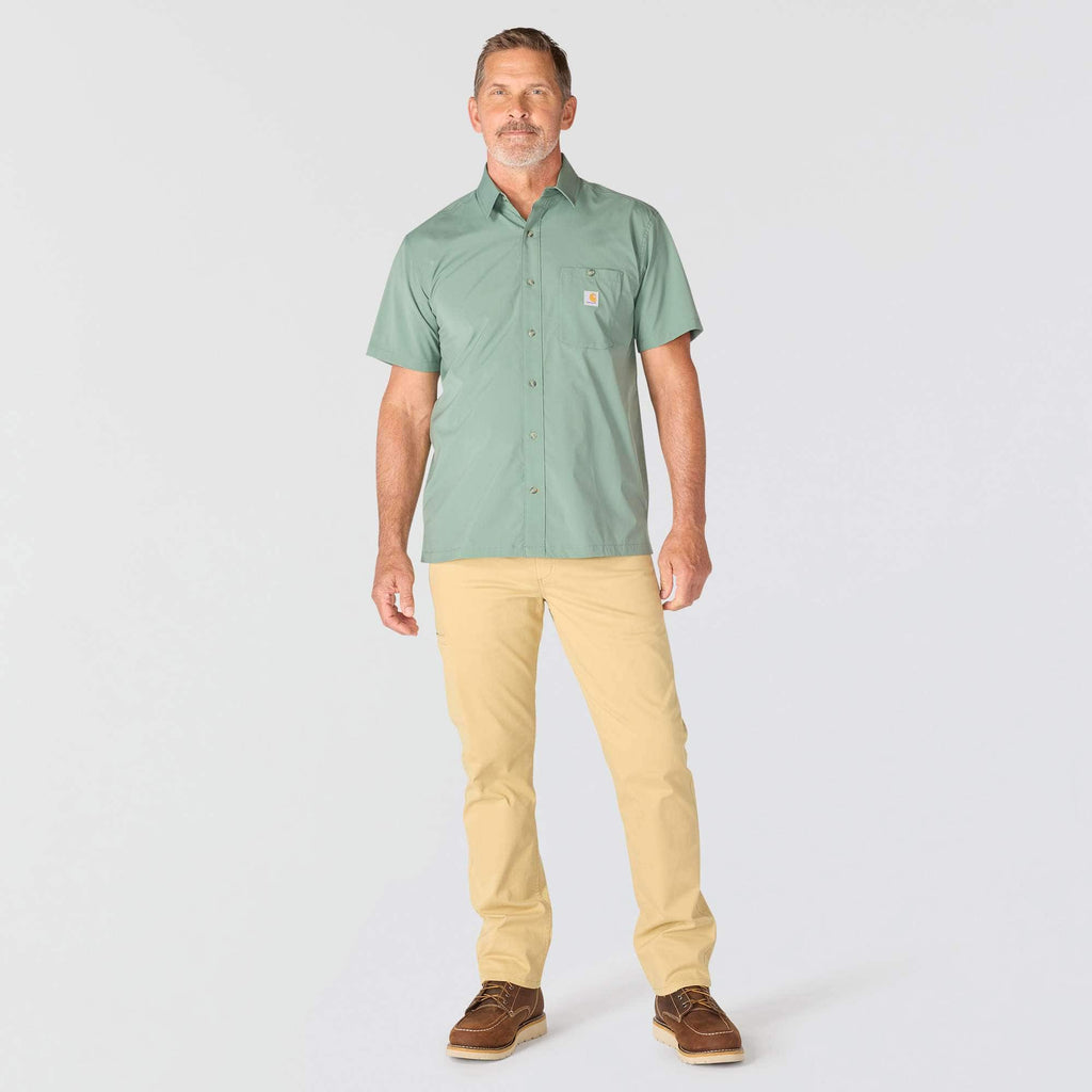Men's force sun defender™ woven relaxed fit short sleeve shirt - sun protection shirts