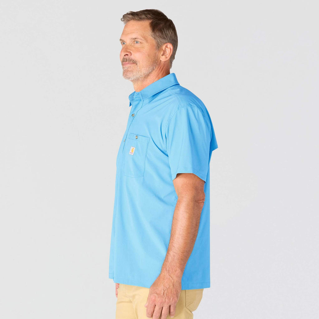 Men's force sun defender™ woven relaxed fit short sleeve shirt - sun protection shirts