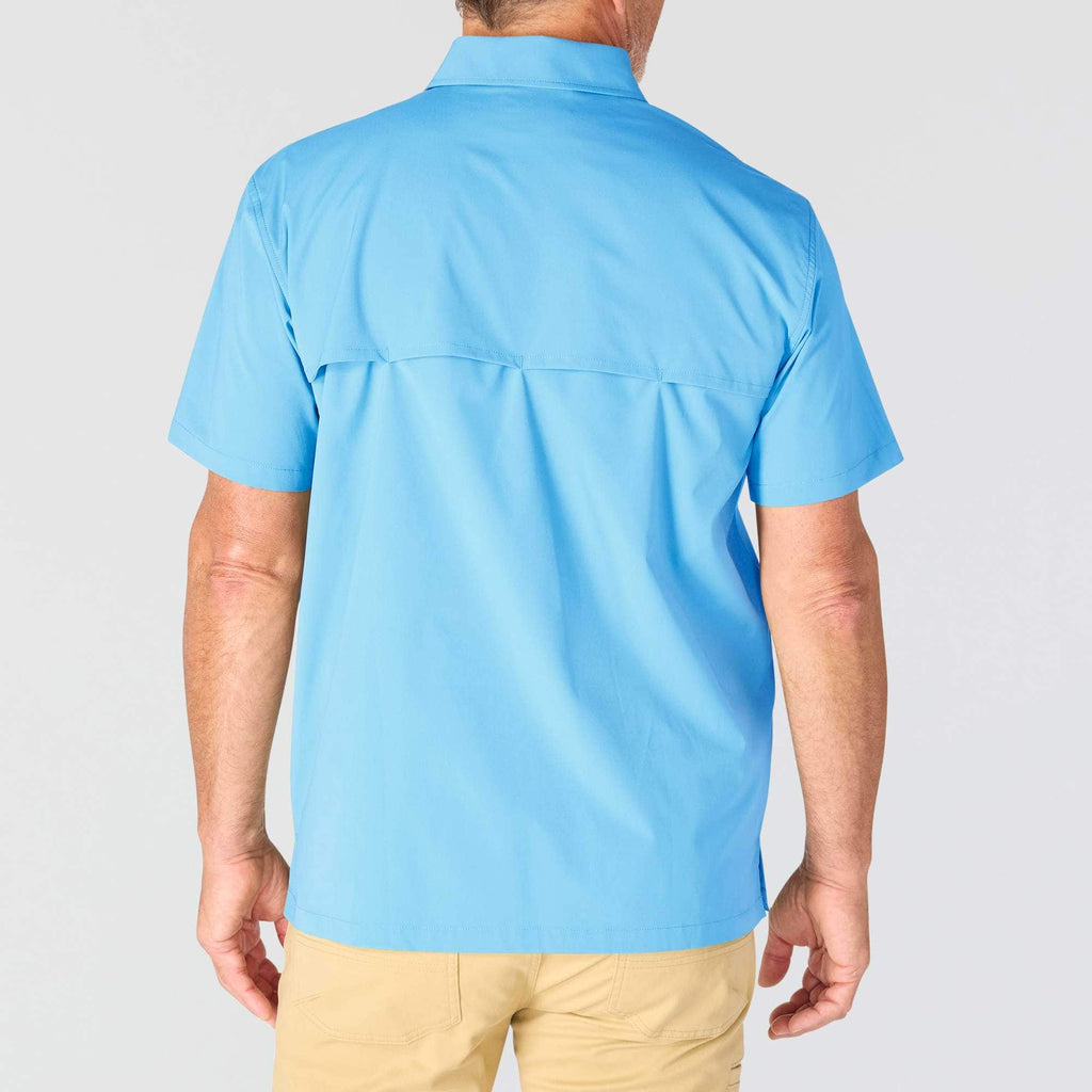 Men's force sun defender™ woven relaxed fit short sleeve shirt - sun protection shirts