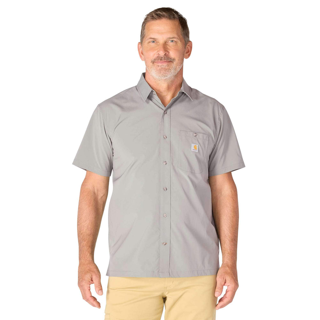 Men's force sun defender™ woven relaxed fit short sleeve shirt - sun protection shirts
