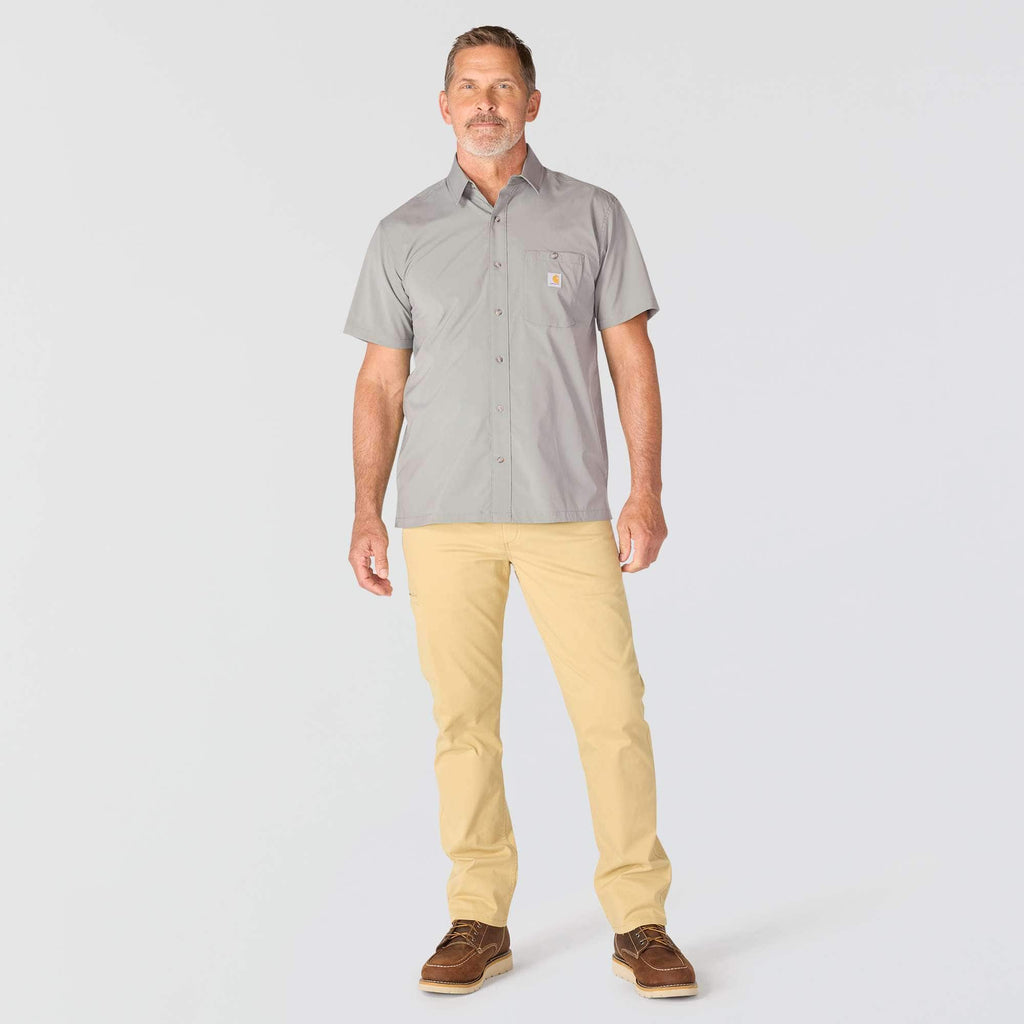 Men's force sun defender™ woven relaxed fit short sleeve shirt - sun protection shirts