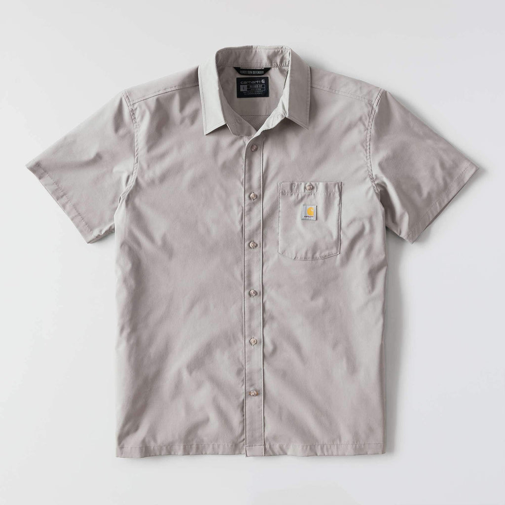 Men's force sun defender™ woven relaxed fit short sleeve shirt - sun protection shirts