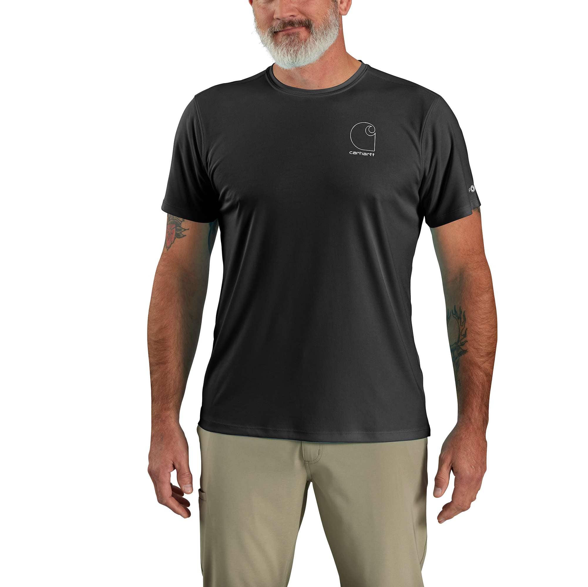 Men's force sun defender upf 50+ lightweight moisture wicking t-shirt - sun protection shirts