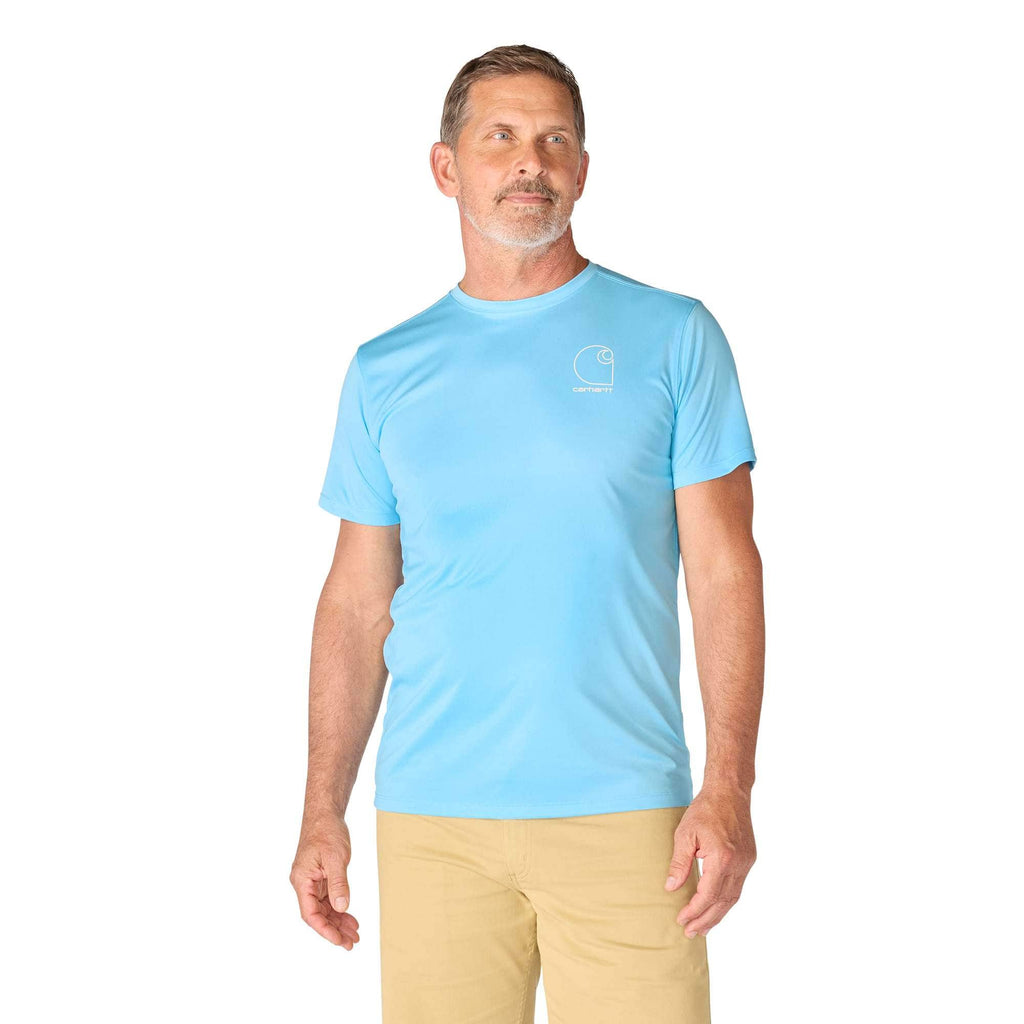 Men's force sun defender upf 50+ lightweight moisture wicking t-shirt - sun protection shirts