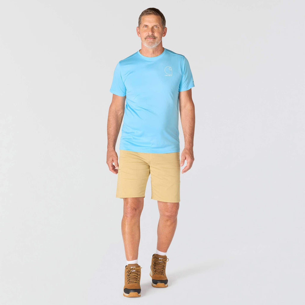 Men's force sun defender upf 50+ lightweight moisture wicking t-shirt - sun protection shirts