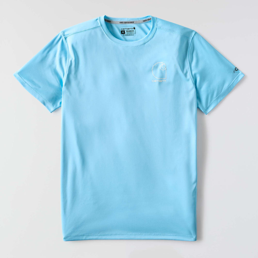 Men's force sun defender upf 50+ lightweight moisture wicking t-shirt - sun protection shirts