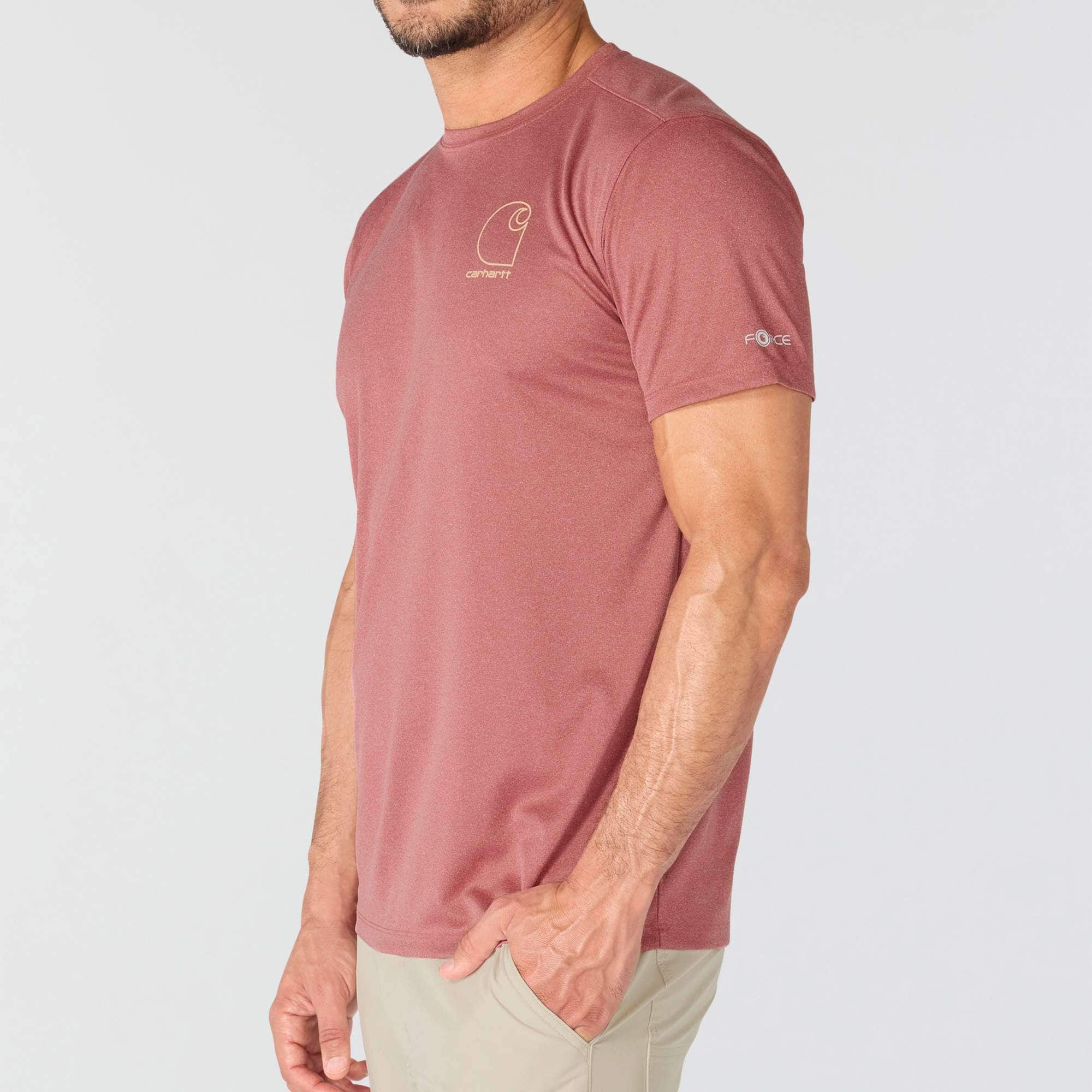 Men's force sun defender upf 50+ lightweight moisture wicking t-shirt - sun protection shirts