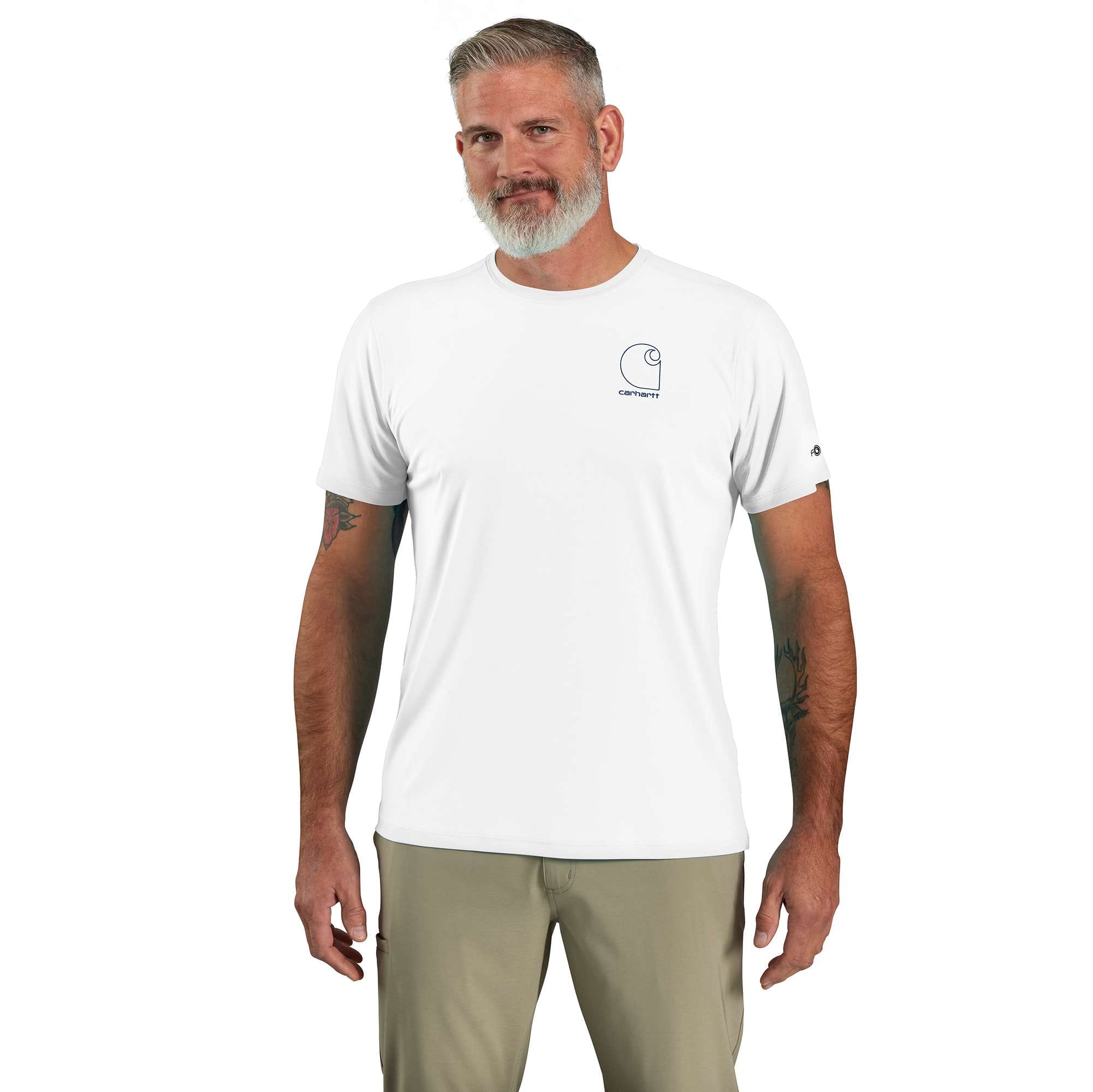Men's force sun defender upf 50+ lightweight moisture wicking t-shirt - sun protection shirts