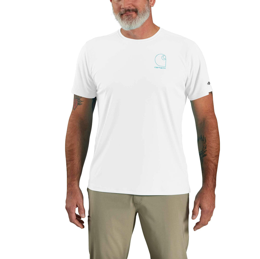 Men's force sun defender upf 50+ lightweight moisture wicking t-shirt - sun protection shirts