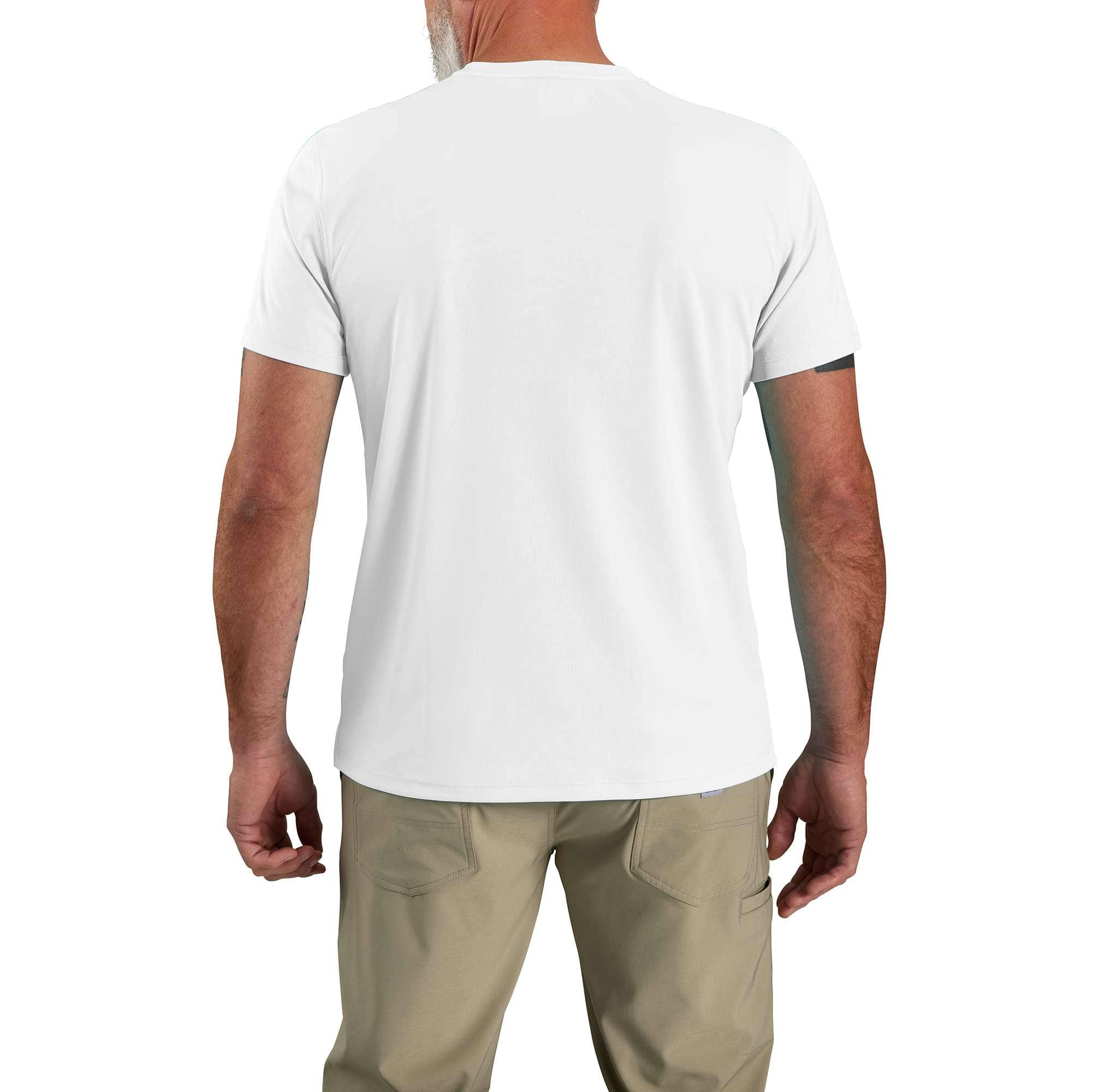 Men's force sun defender upf 50+ lightweight moisture wicking t-shirt - sun protection shirts