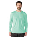Men's force sun defender upf 50+ lightweight long sleeve moisture wicking t-shirt - sun protection shirts