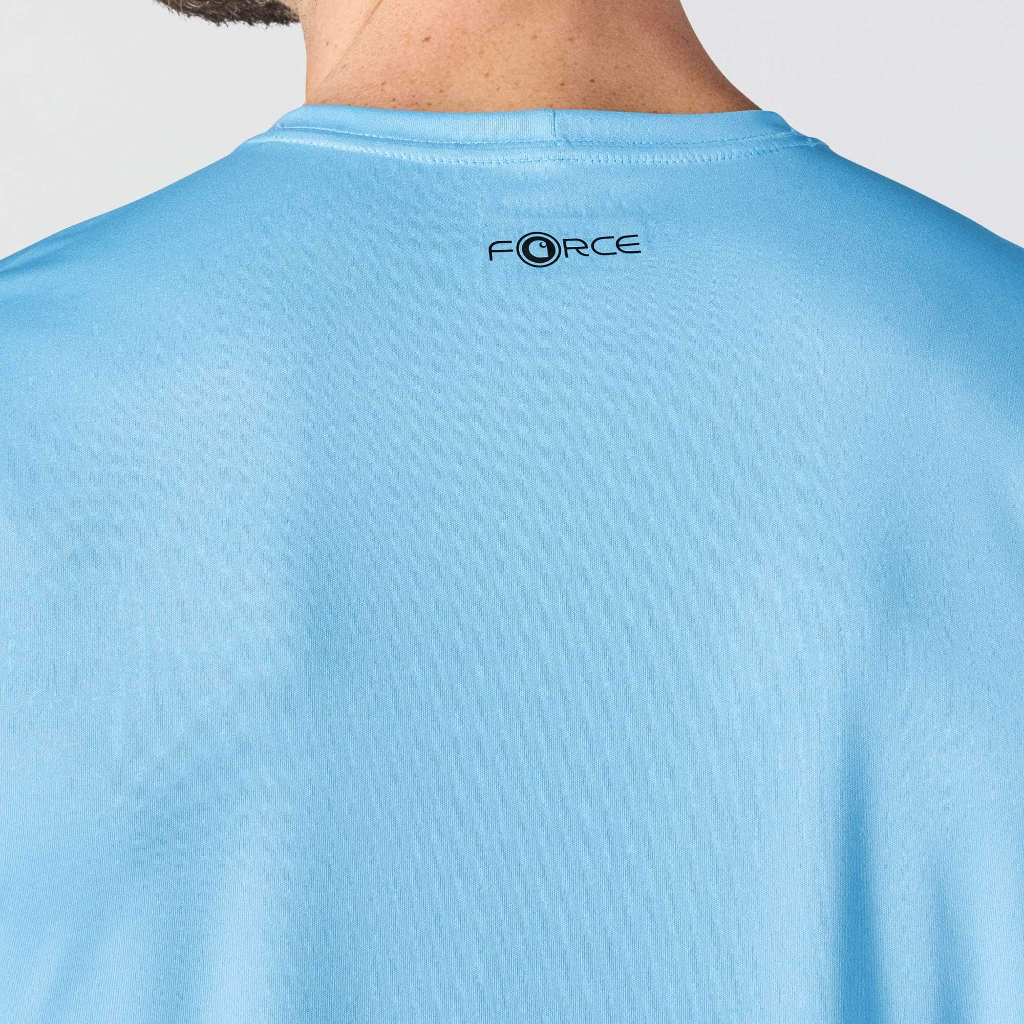 Men's force sun defender upf 50+ lightweight long sleeve moisture wicking t-shirt - sun protection shirts