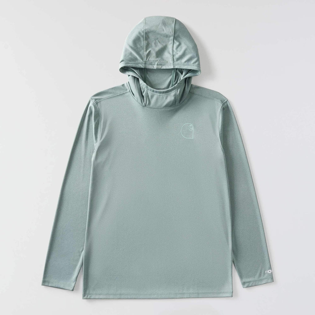 Men's force sun defender upf 50+ lightweight long sleeve moisture wicking hoodie - sun protection hoodies