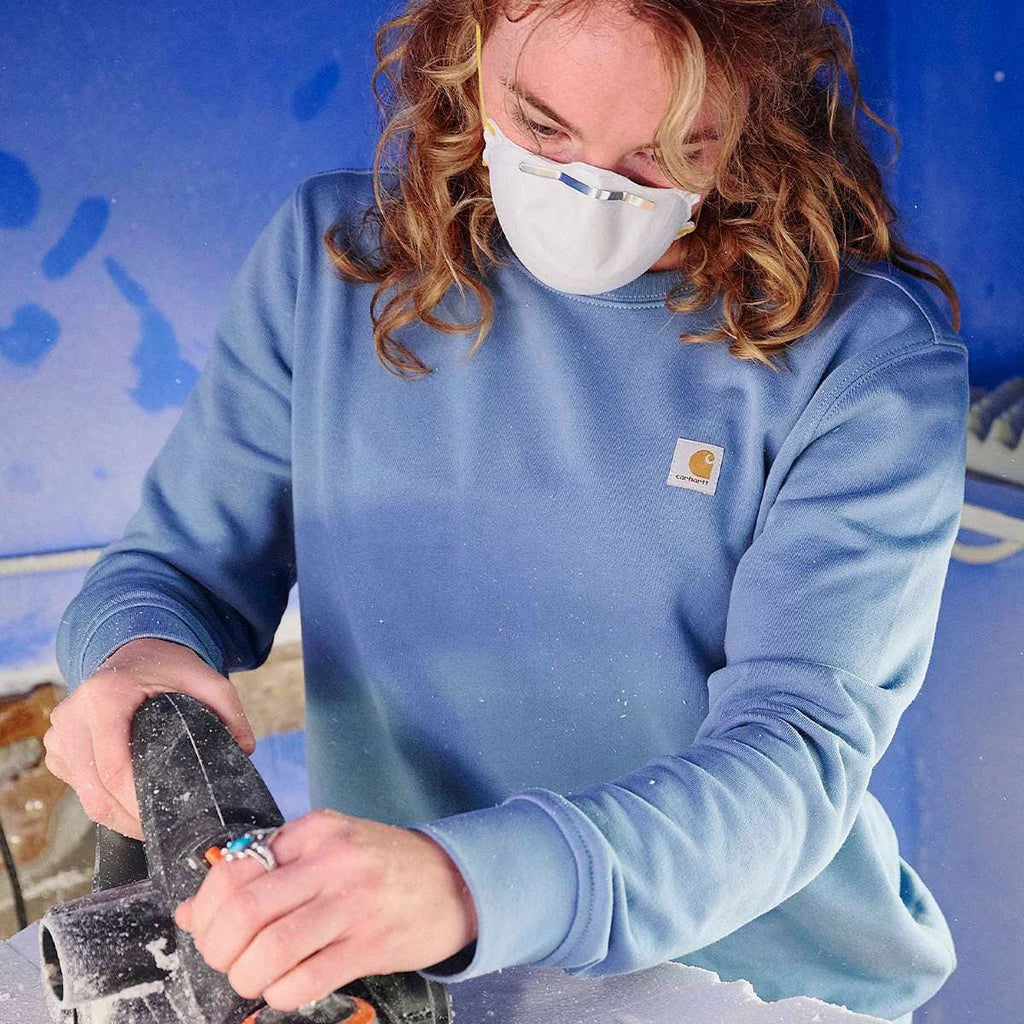 Women's lightweight tencel crewneck sweatshirt