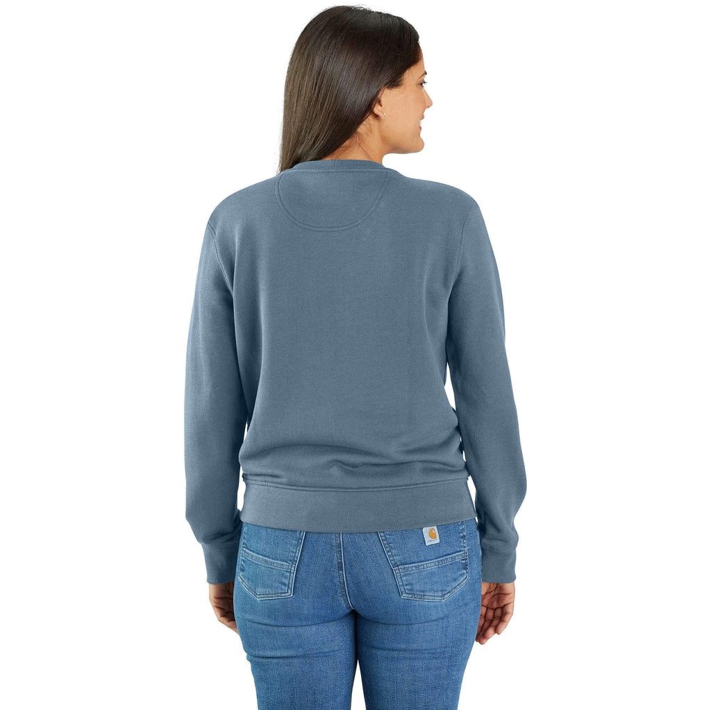 Women's lightweight tencel crewneck sweatshirt