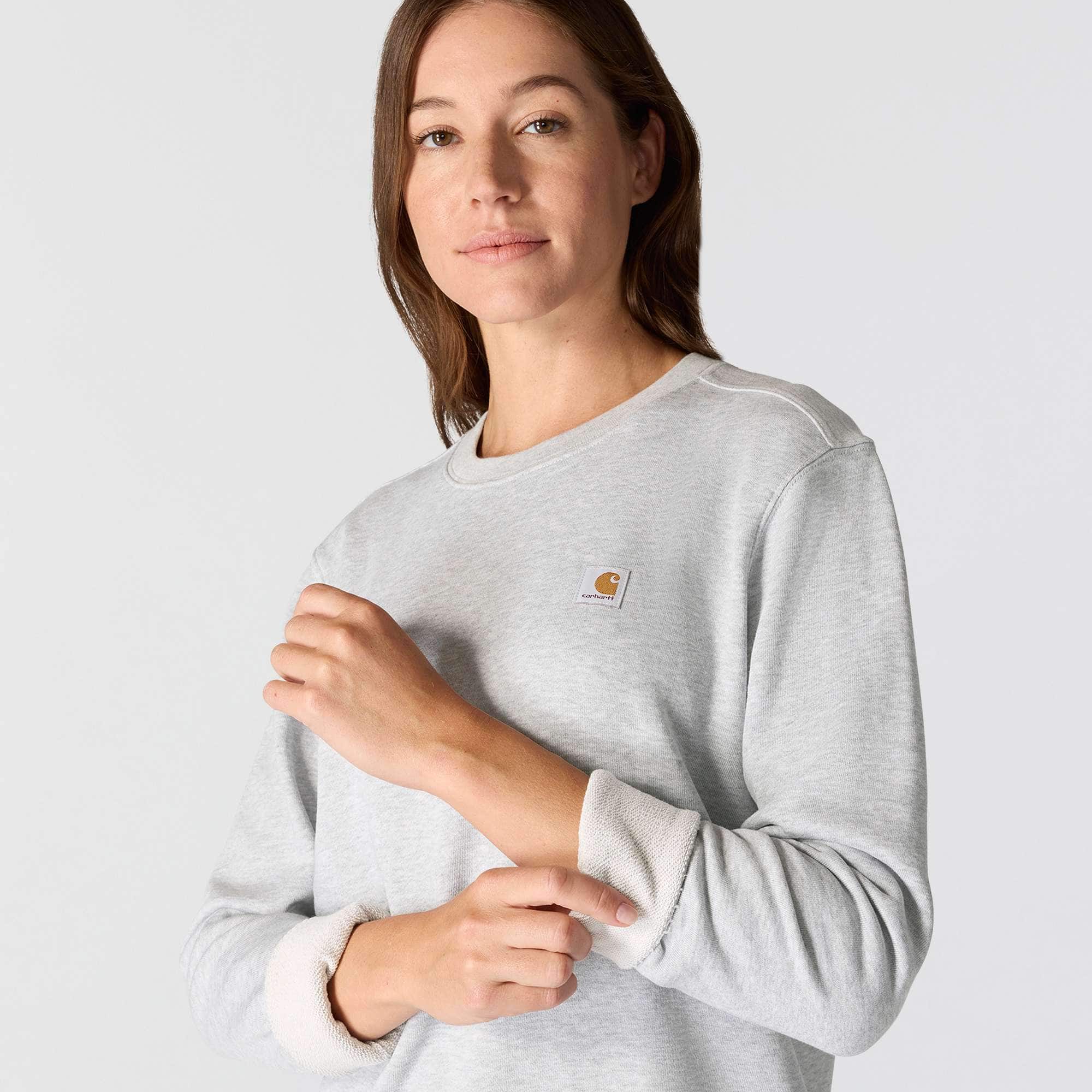 Women's lightweight tencel crewneck sweatshirt