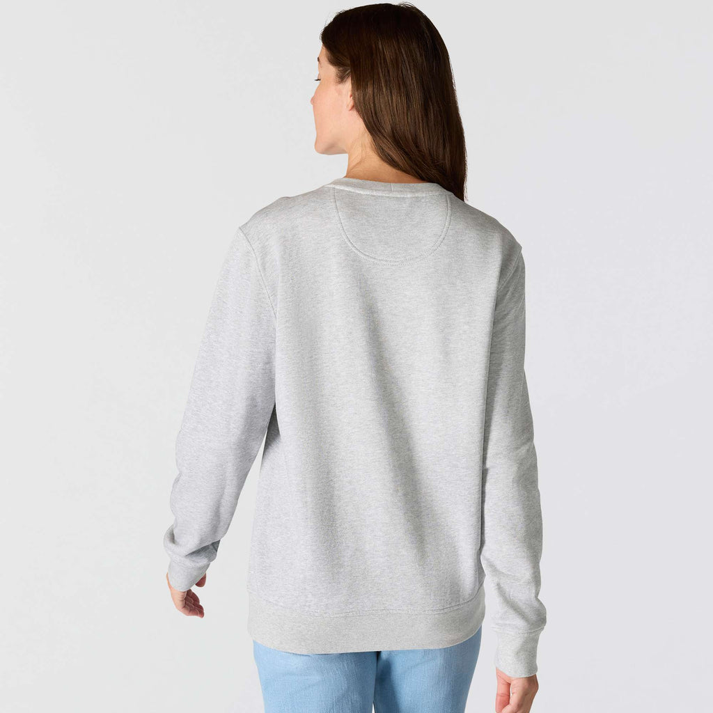 Women's lightweight tencel crewneck sweatshirt
