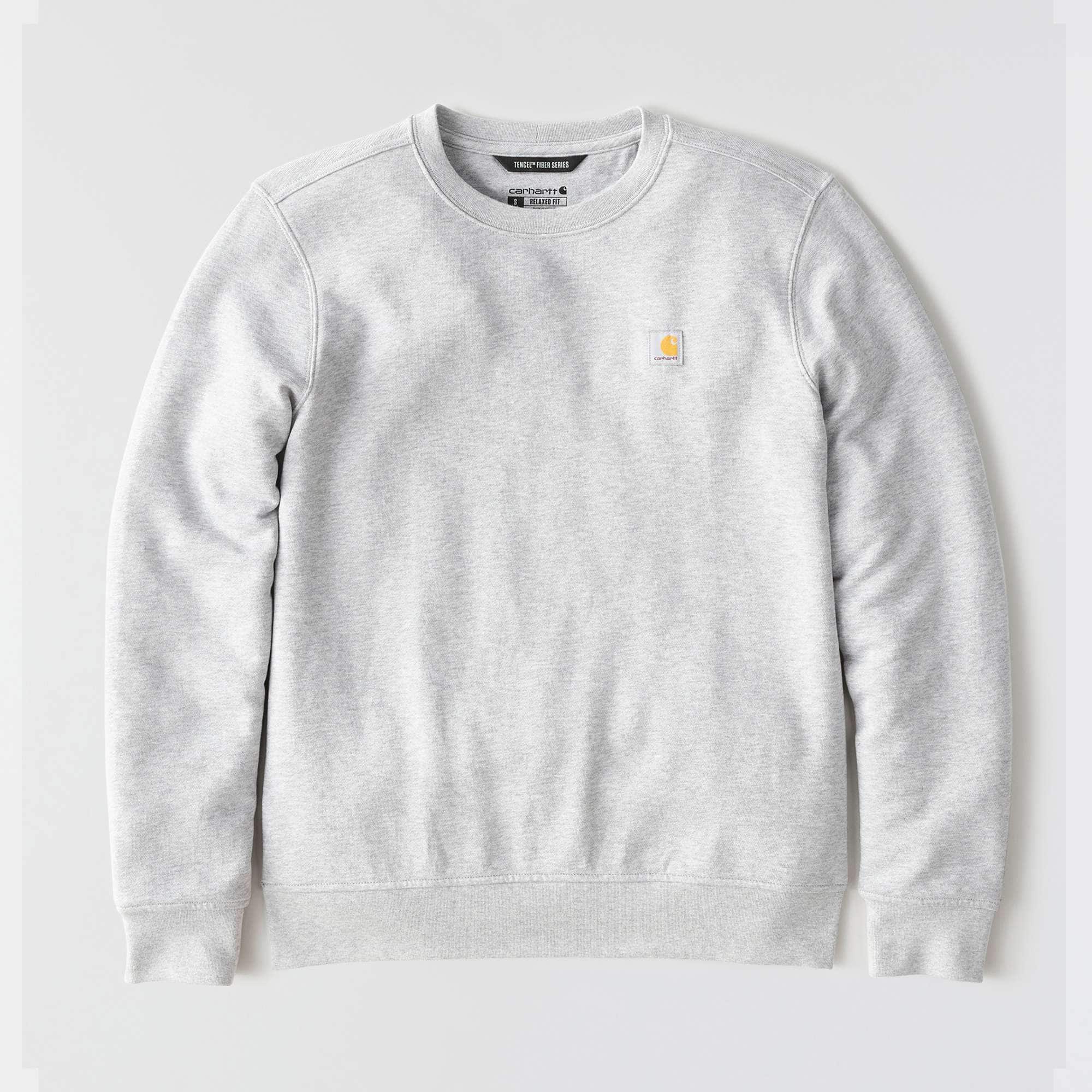 Women's lightweight tencel crewneck sweatshirt