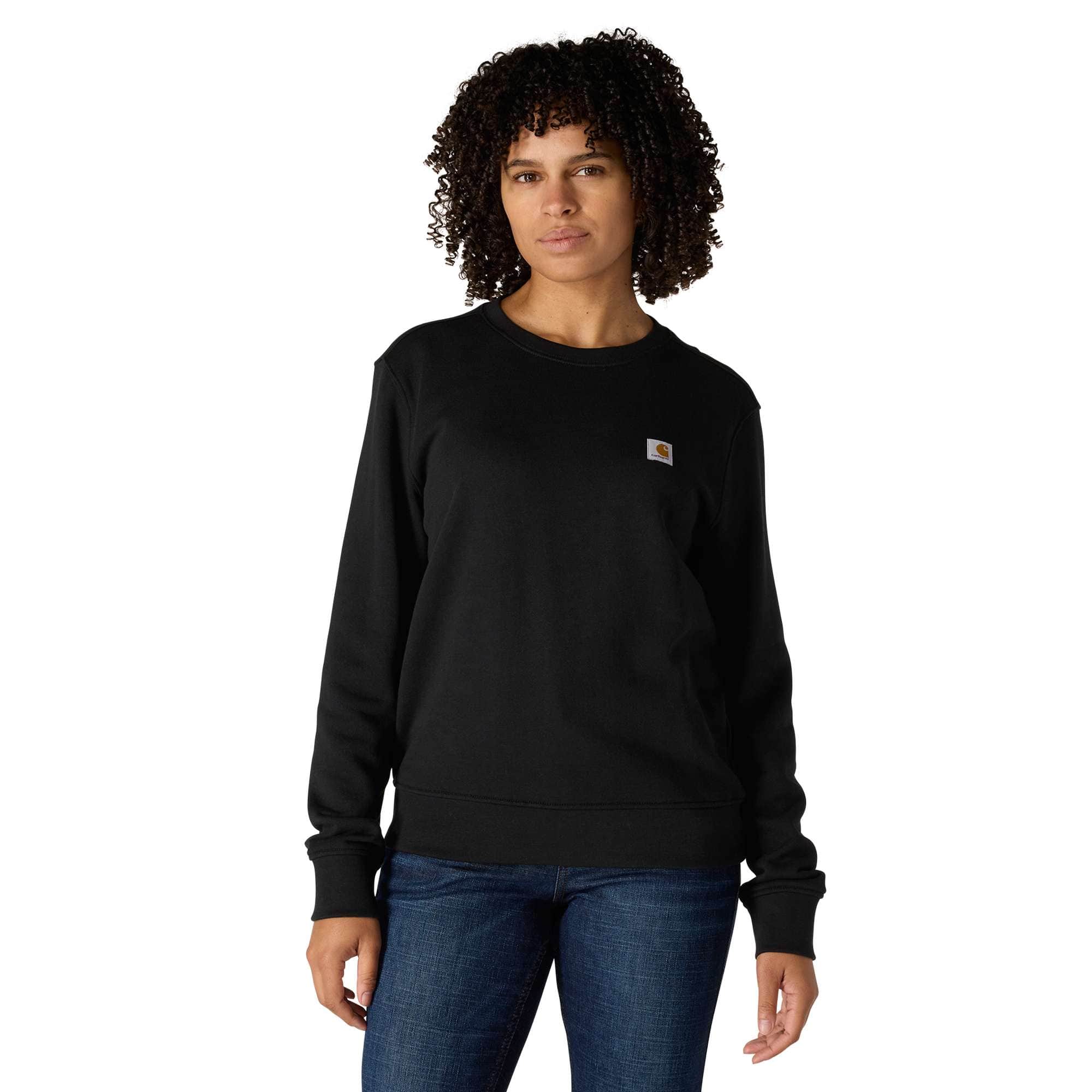 Women's lightweight tencel crewneck sweatshirt