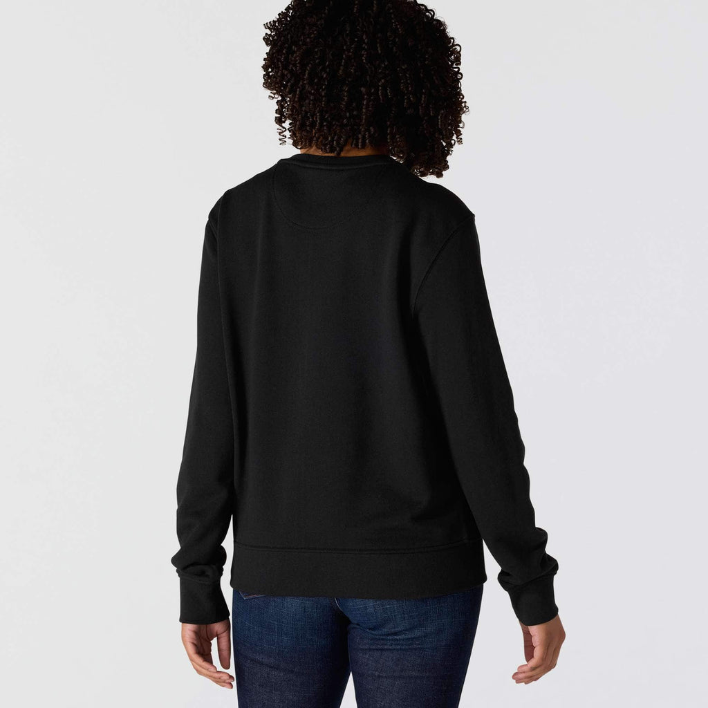 Women's lightweight tencel crewneck sweatshirt