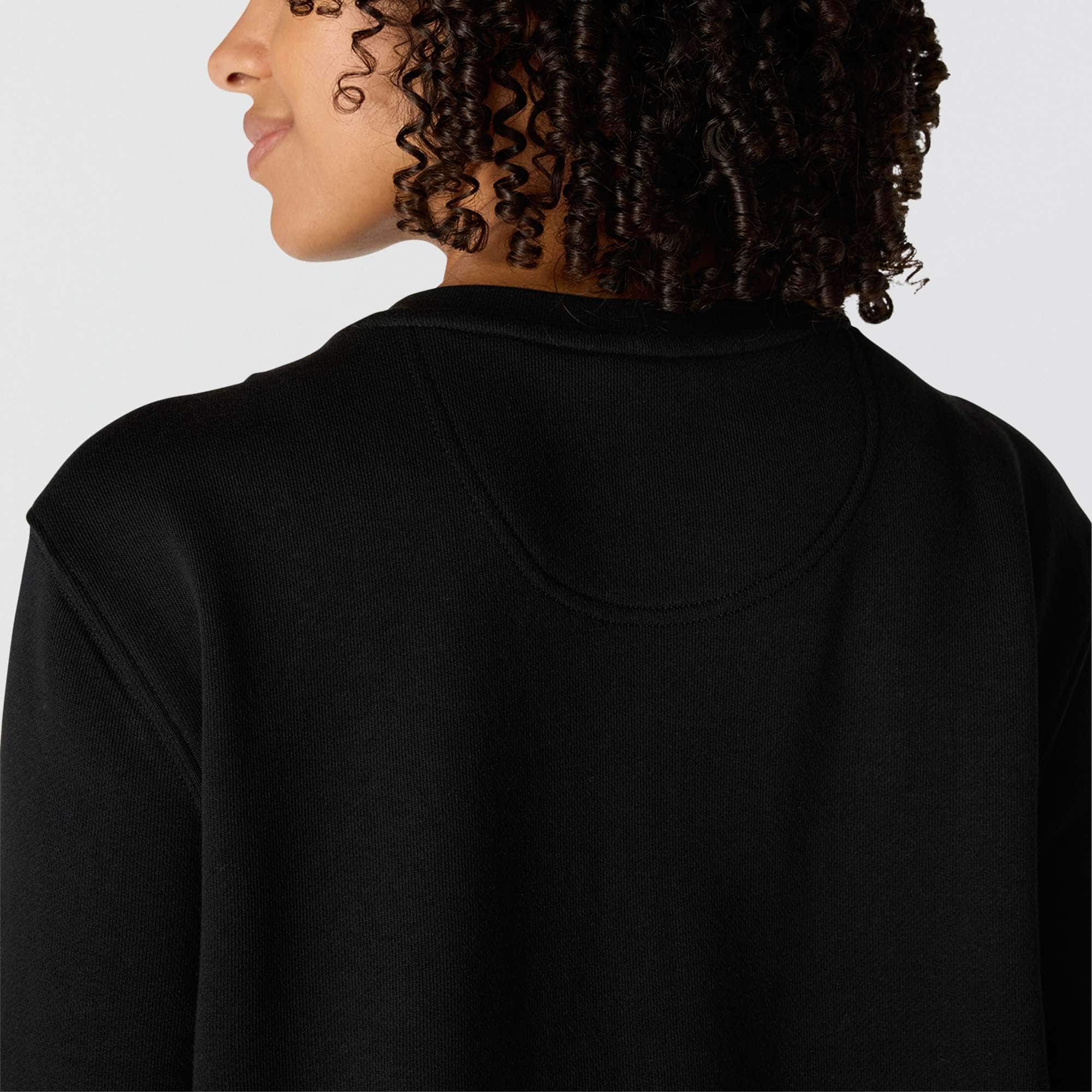 Women's lightweight tencel crewneck sweatshirt