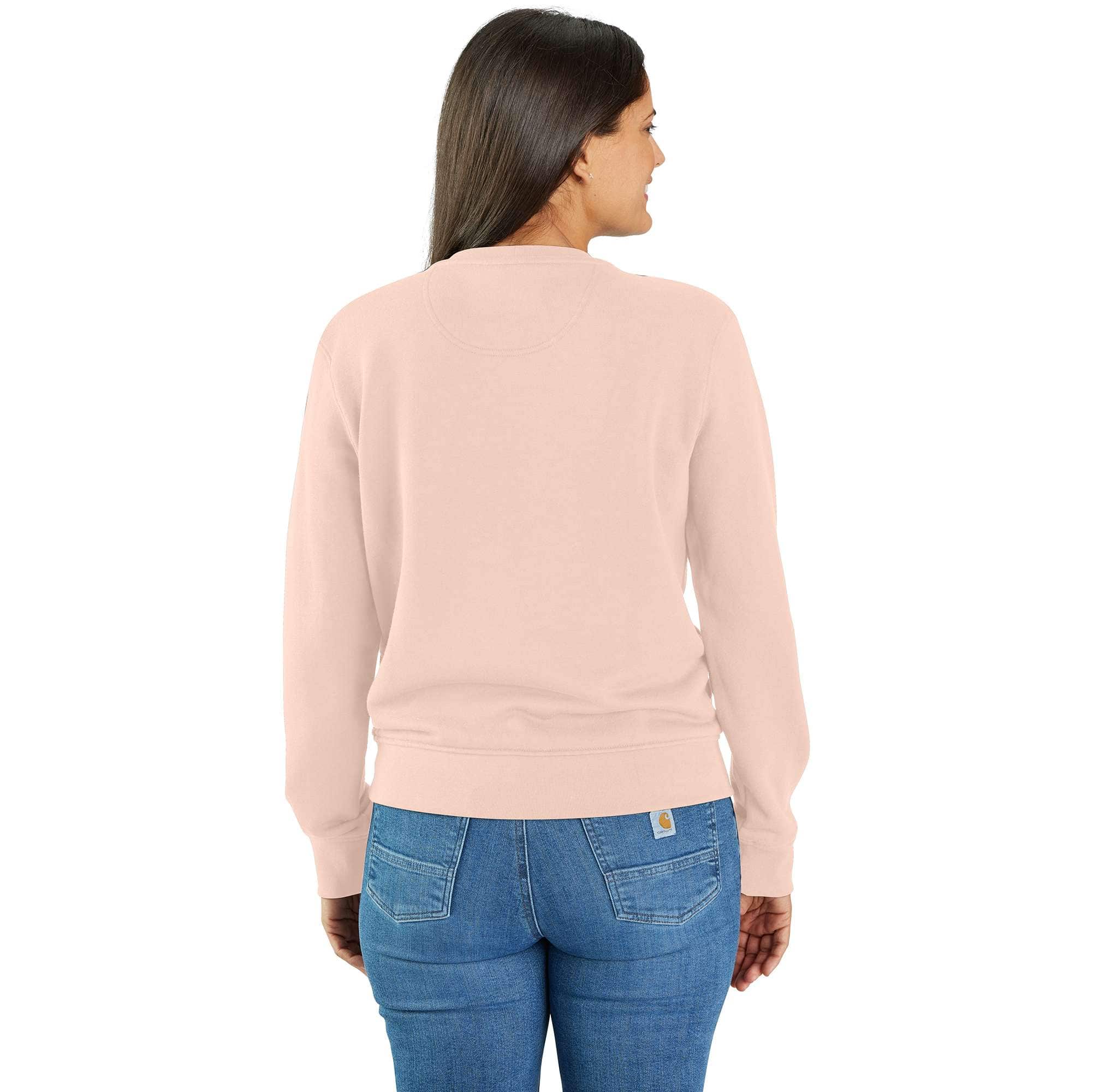 Women's lightweight tencel crewneck sweatshirt