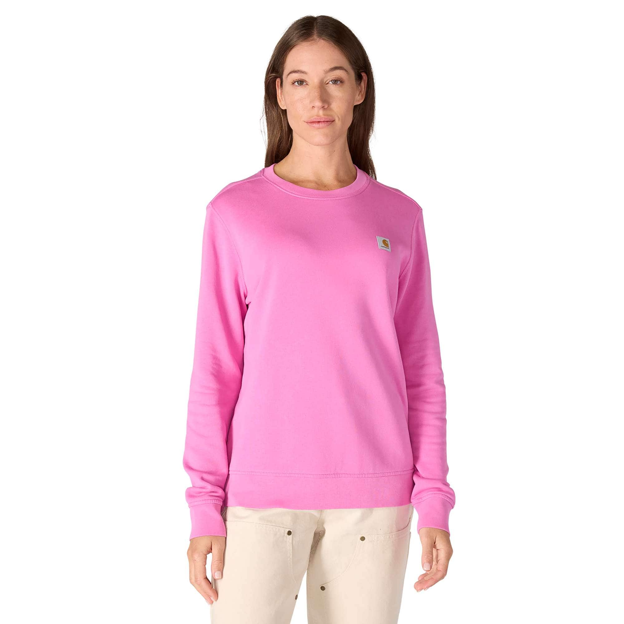 Women's lightweight tencel crewneck sweatshirt