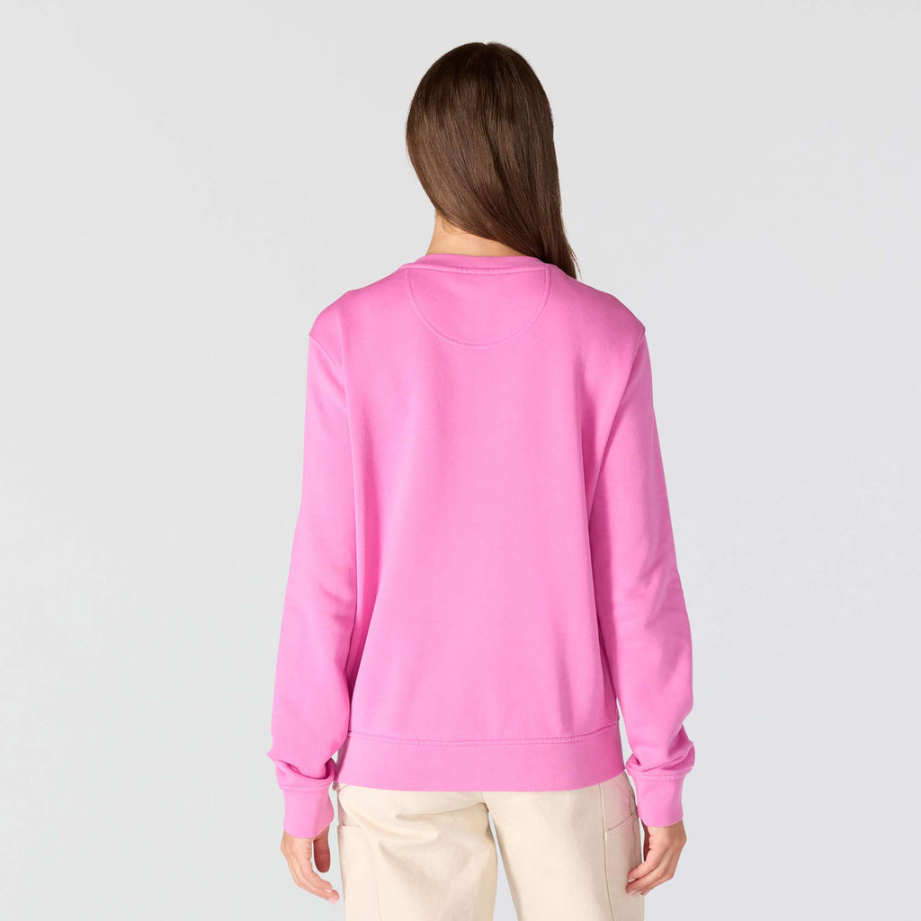 Women's lightweight tencel crewneck sweatshirt