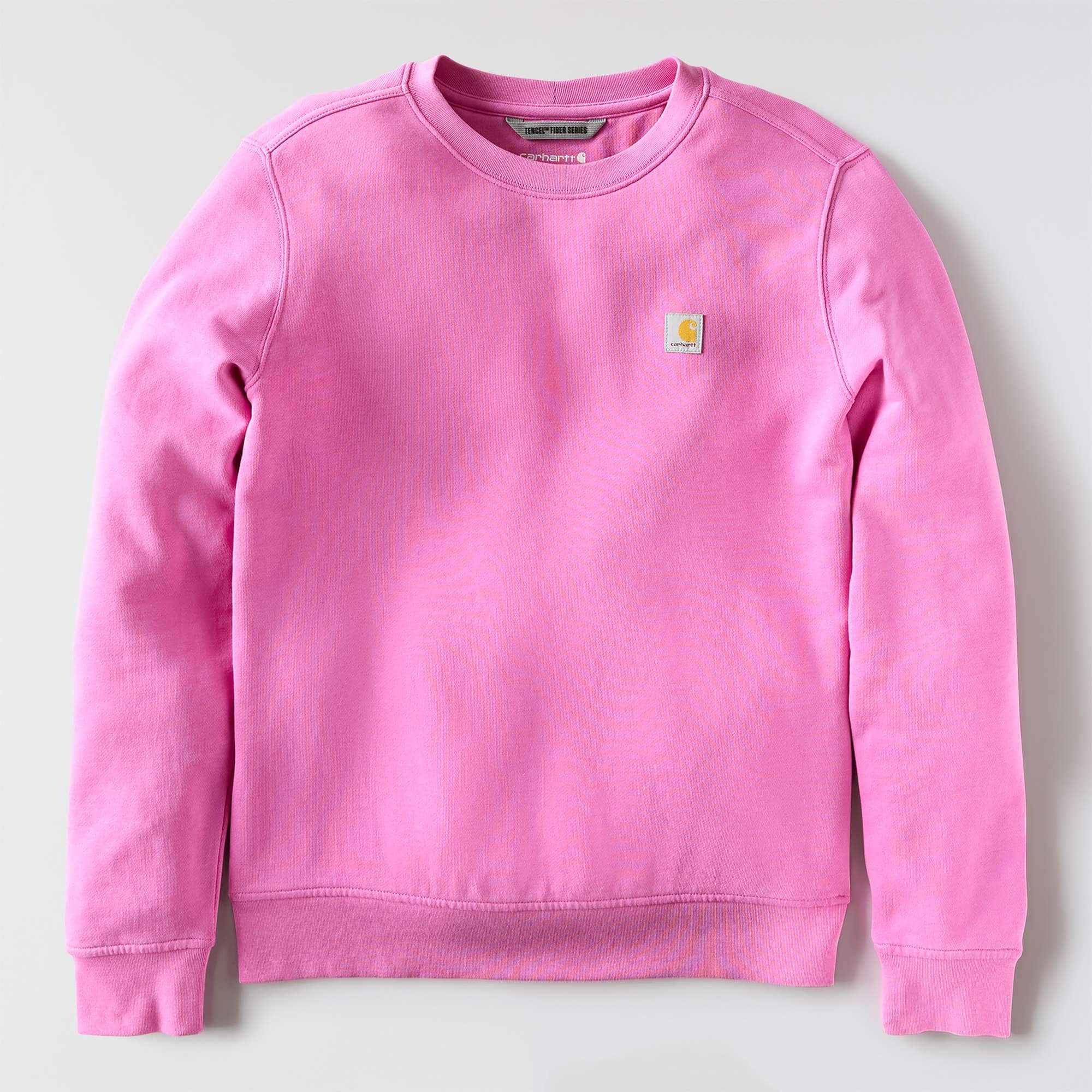 Women's lightweight tencel crewneck sweatshirt