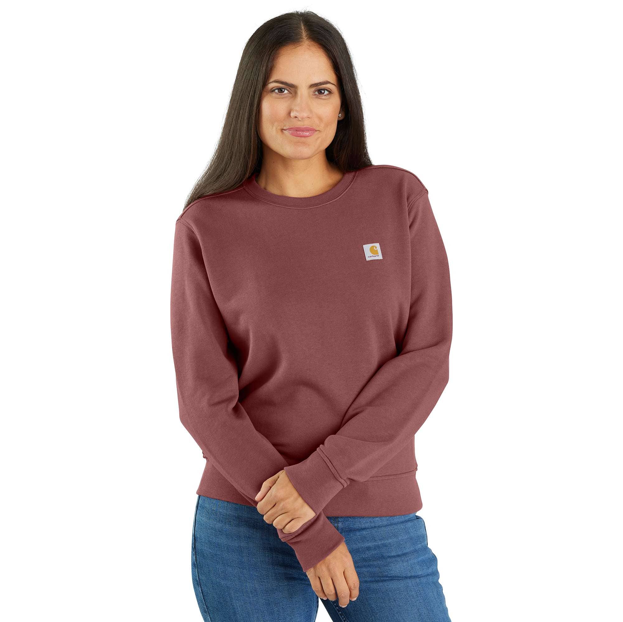 Women's lightweight tencel crewneck sweatshirt