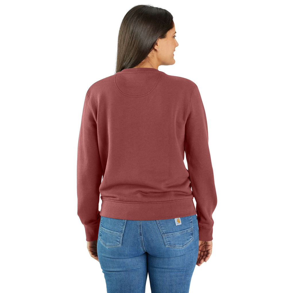 Women's lightweight tencel crewneck sweatshirt